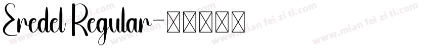 Eredel Regular字体转换